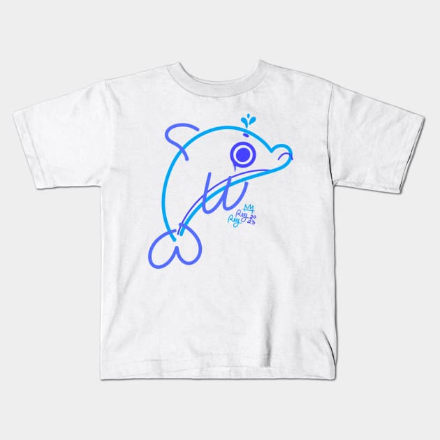 d1 Kids T-Shirt by Rey Rey